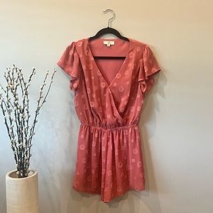 Entro Polka Dot Romper NWOT